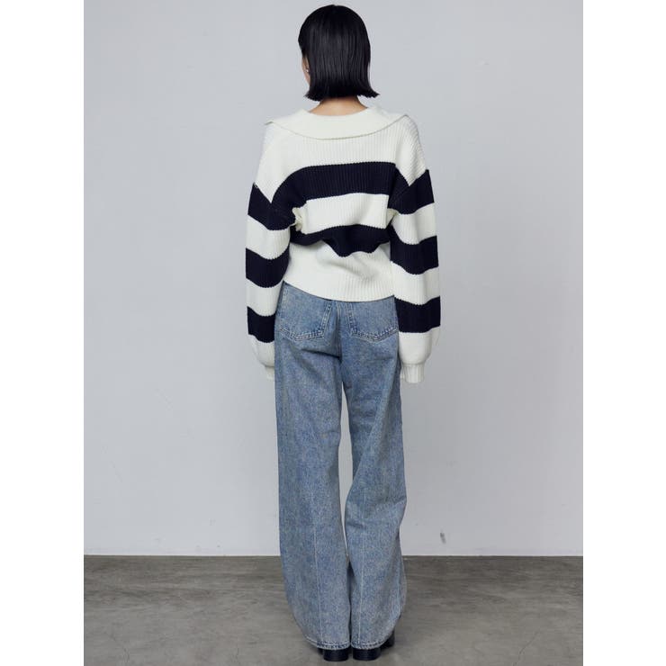 ルーズワイドハイウエストジーンズ | EMODA | 詳細画像26 