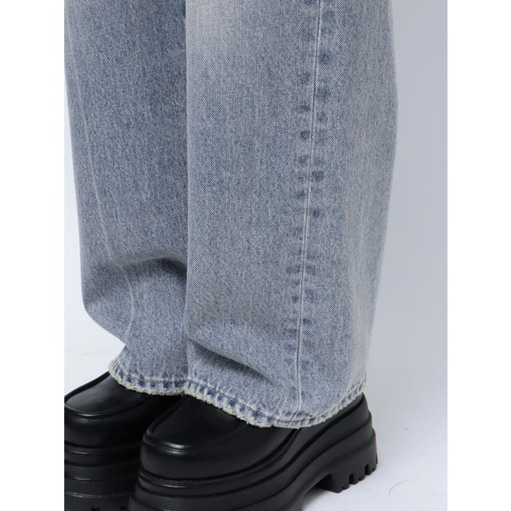 ルーズワイドハイウエストジーンズ | EMODA | 詳細画像32 