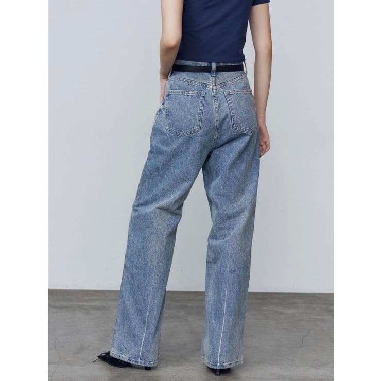 ルーズワイドハイウエストジーンズ | EMODA | 詳細画像5 