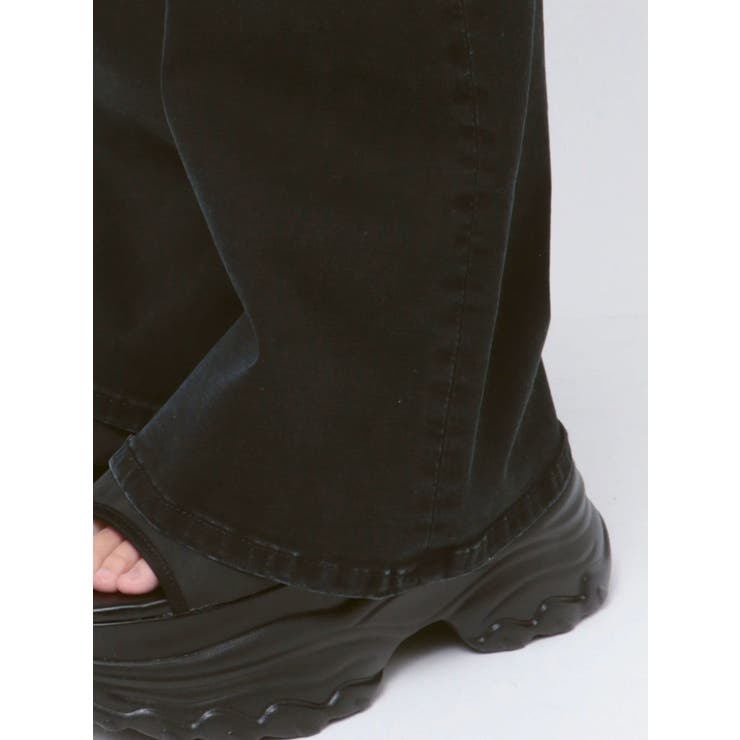 ハングリボンフレアハイウエストパギンス | EMODA | 詳細画像29 