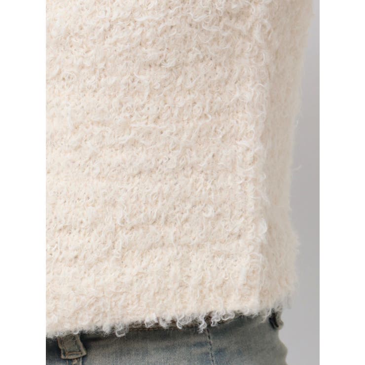 シャギーフードニットタンクトップ | EMODA | 詳細画像26 