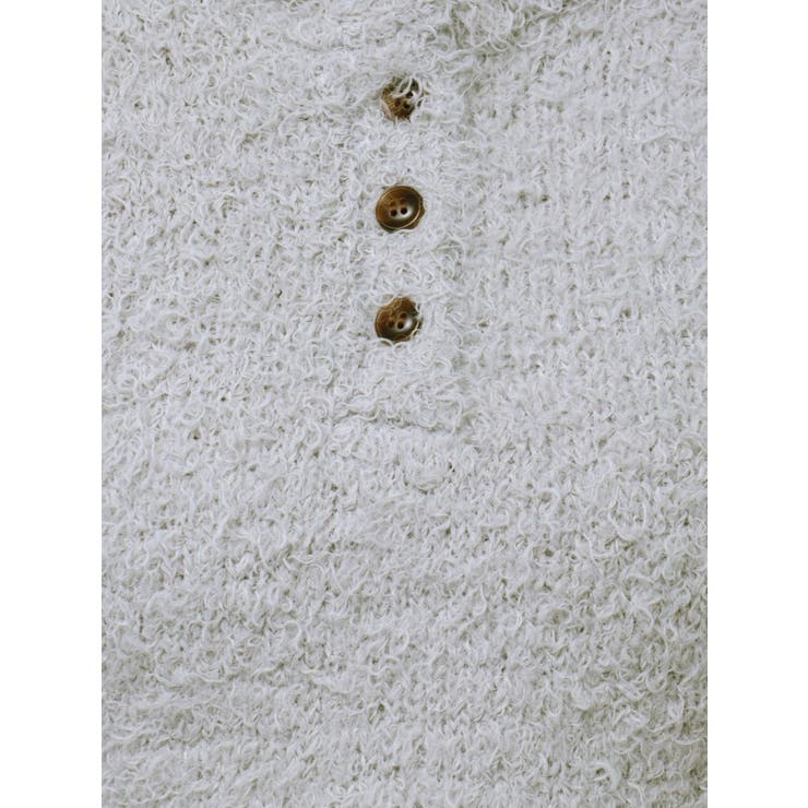 シャギーフードニットタンクトップ | EMODA | 詳細画像29 