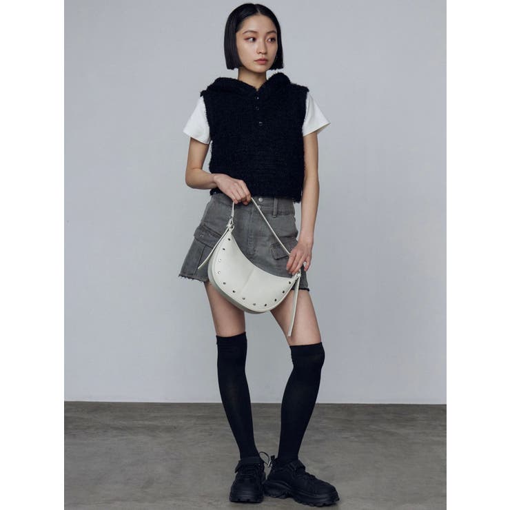 シャギーフードニットタンクトップ | EMODA | 詳細画像39 