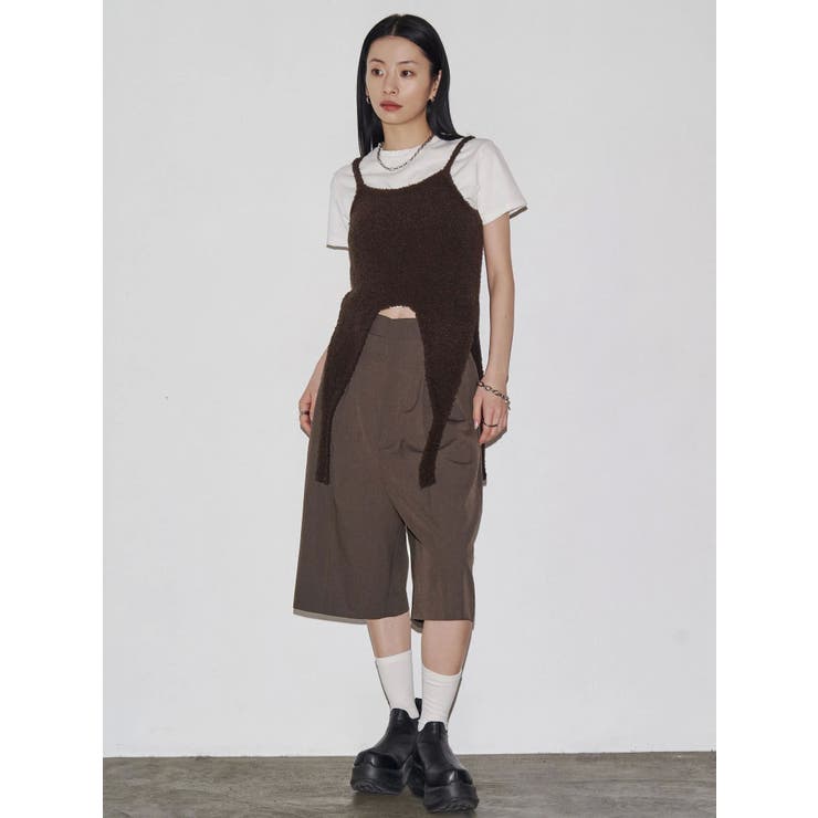 【VEQUM】DAMAGE CROPPED T SHIRT | EMODA | 詳細画像14 
