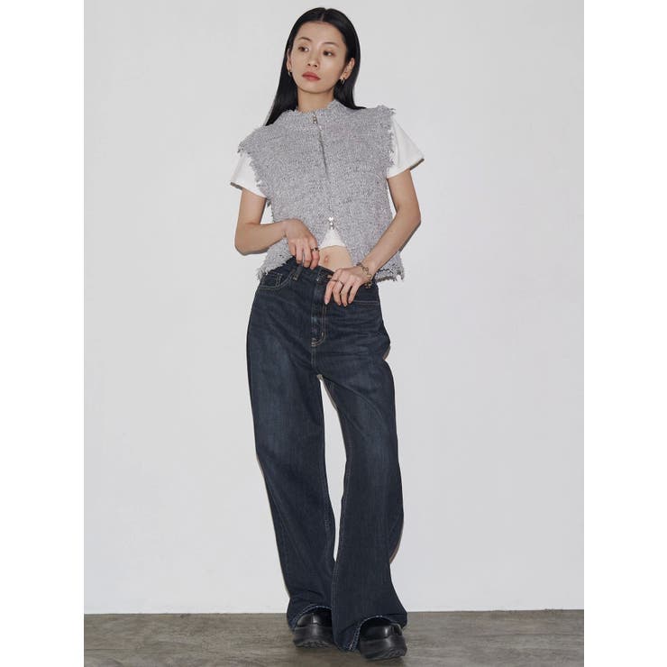 【VEQUM】DAMAGE CROPPED T SHIRT | EMODA | 詳細画像20 