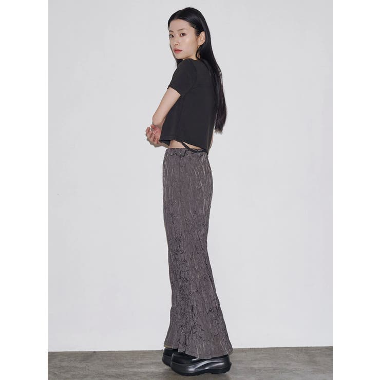 【VEQUM】DAMAGE CROPPED T SHIRT | EMODA | 詳細画像28 