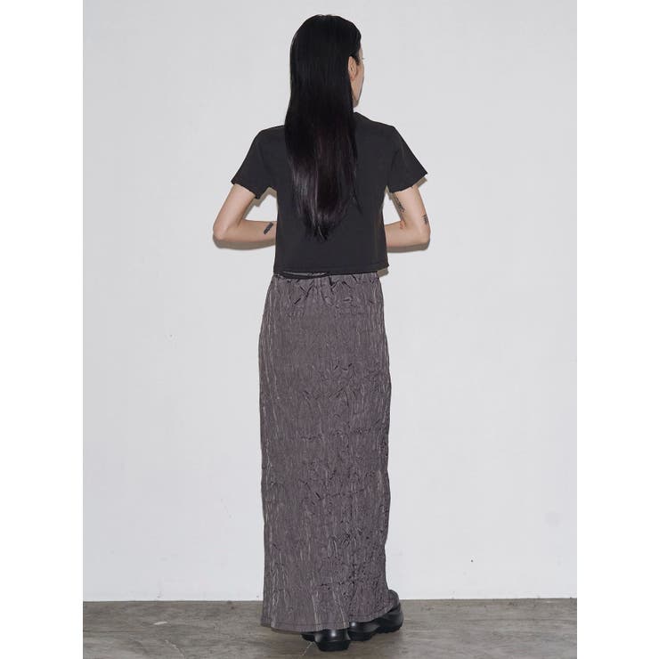 【VEQUM】DAMAGE CROPPED T SHIRT | EMODA | 詳細画像29 