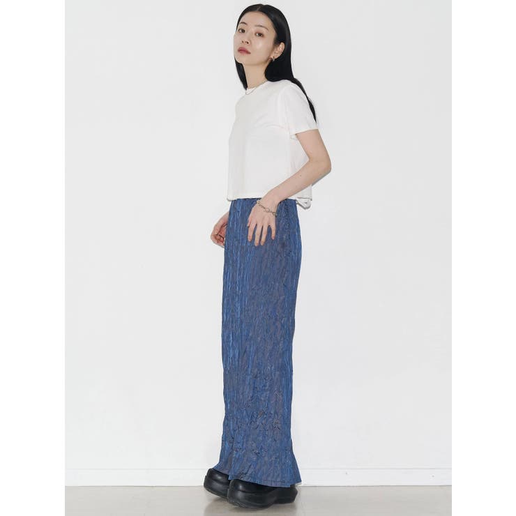 【VEQUM】DAMAGE CROPPED T SHIRT | EMODA | 詳細画像41 