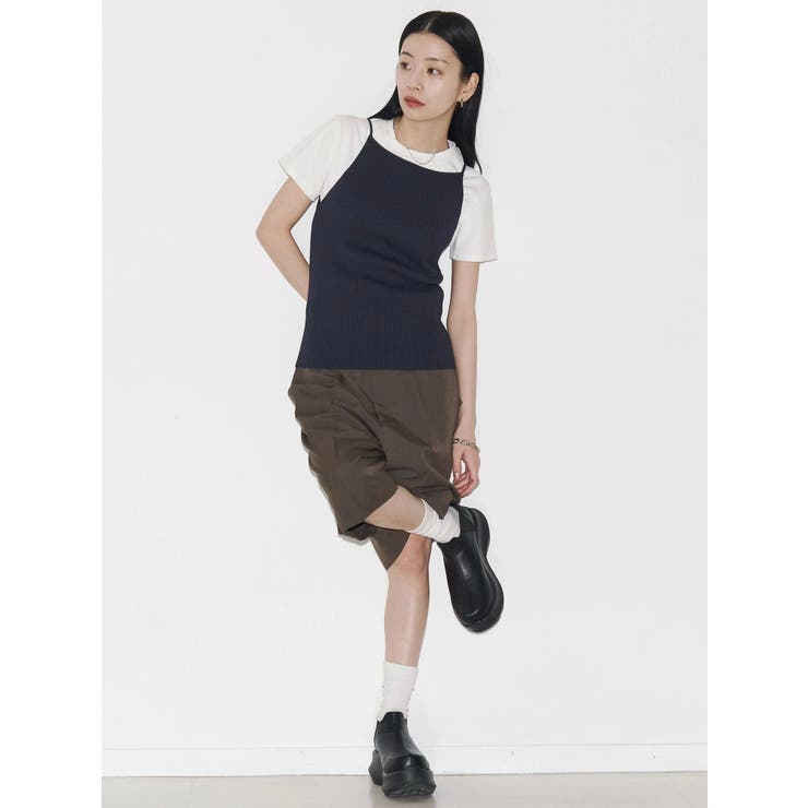 【VEQUM】DAMAGE CROPPED T SHIRT | EMODA | 詳細画像42 