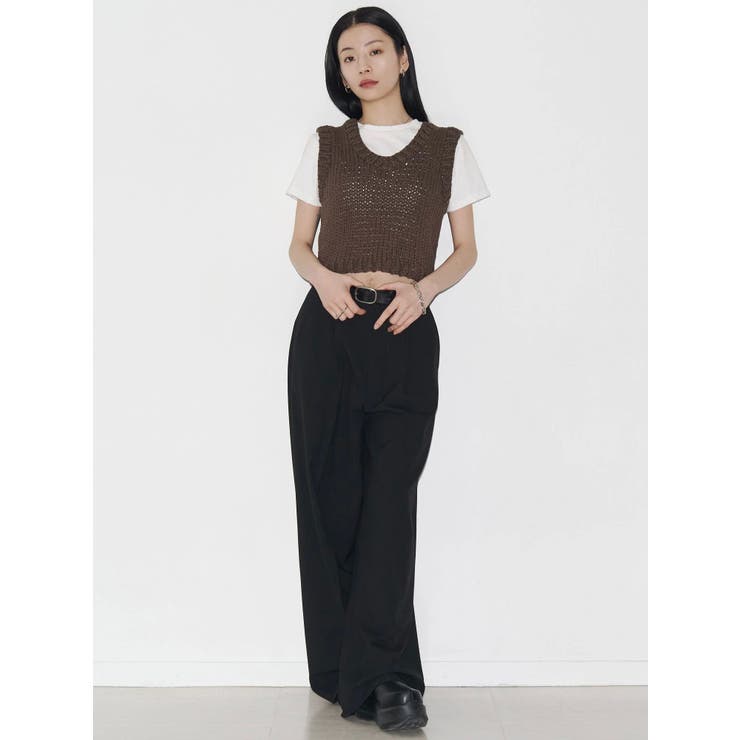 【VEQUM】DAMAGE CROPPED T SHIRT | EMODA | 詳細画像44 