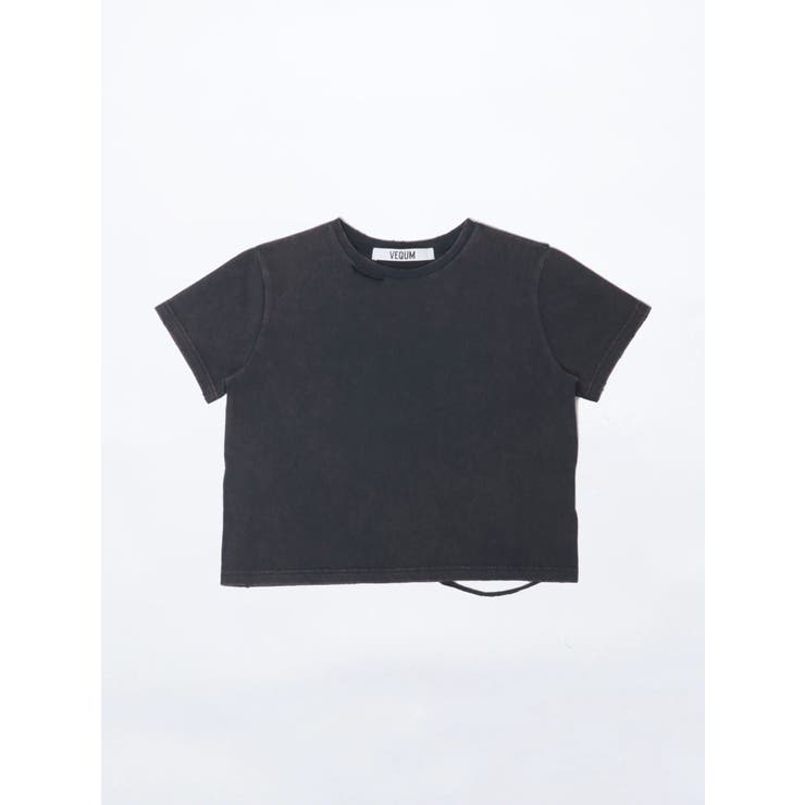 【VEQUM】DAMAGE CROPPED T SHIRT | EMODA | 詳細画像48 