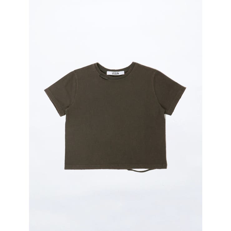 【VEQUM】DAMAGE CROPPED T SHIRT | EMODA | 詳細画像49 