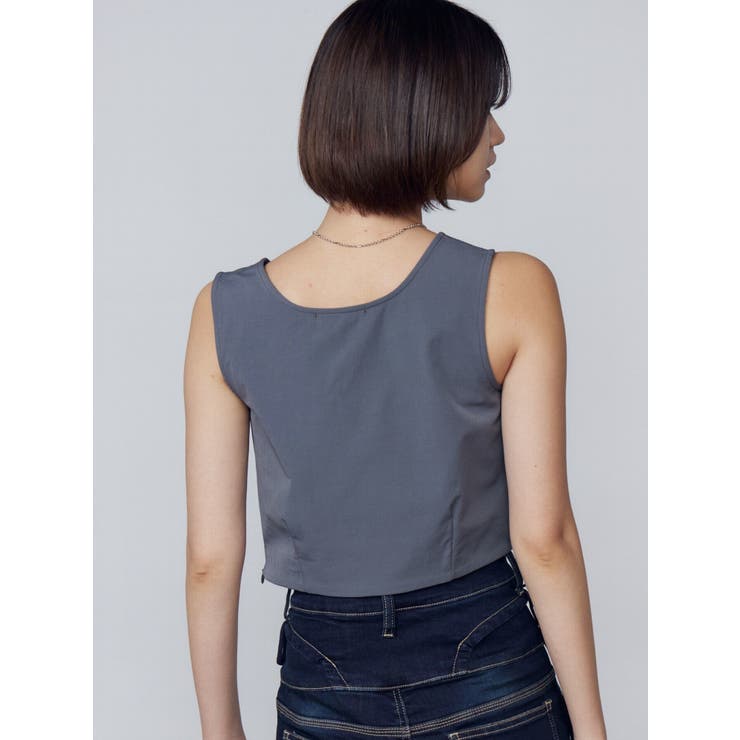 レースアップナイロントップス | EMODA | 詳細画像17 