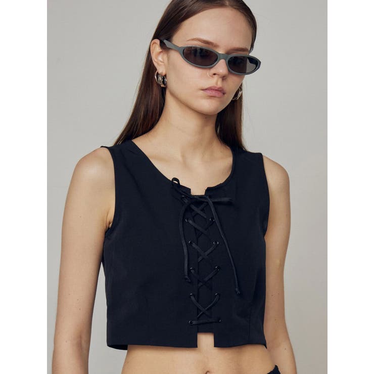 レースアップナイロントップス | EMODA | 詳細画像21 