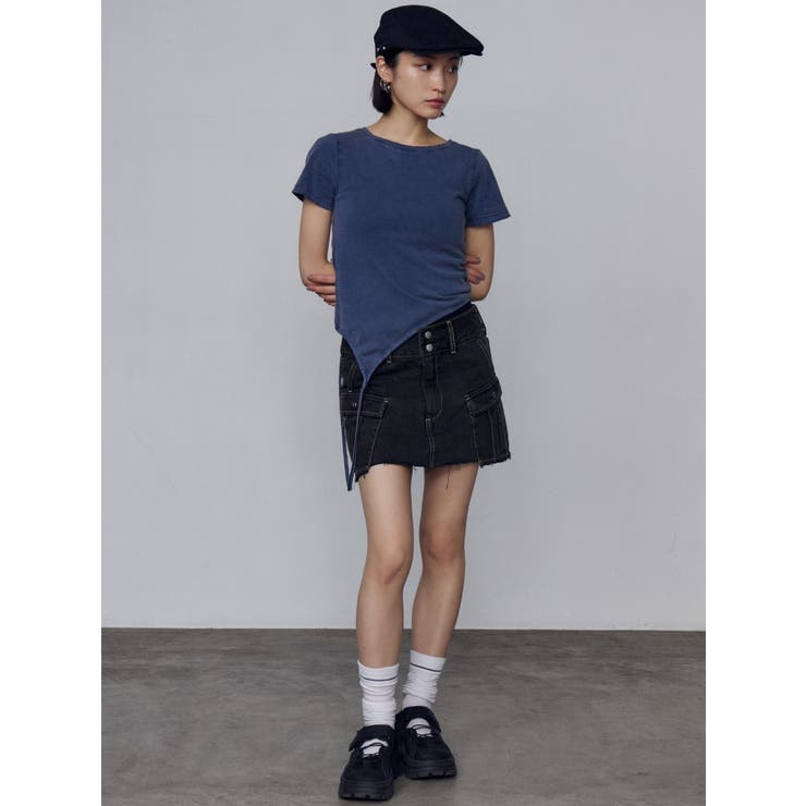 ハングストリングTシャツ | EMODA | 詳細画像18 