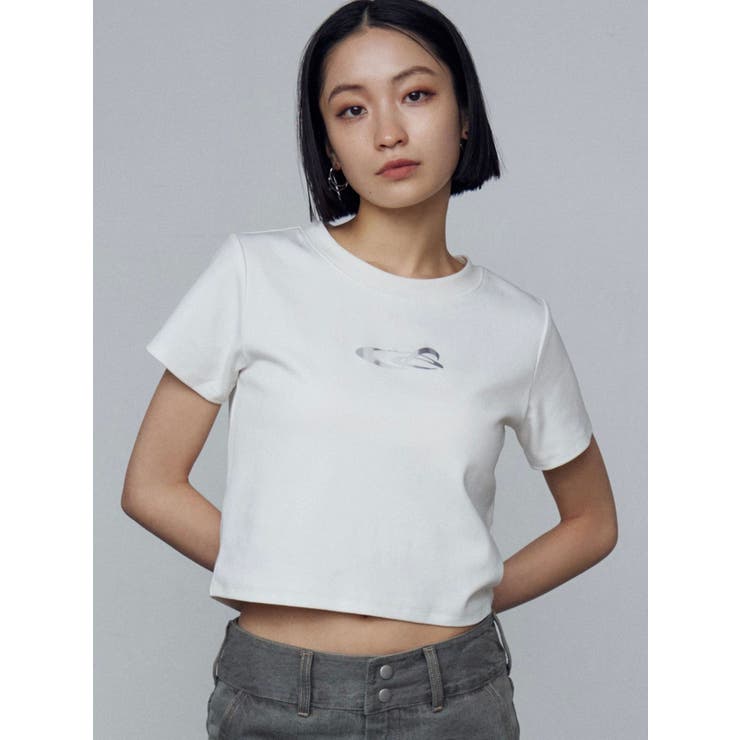 ロゴグラデーションミニマルTシャツ | EMODA | 詳細画像11 