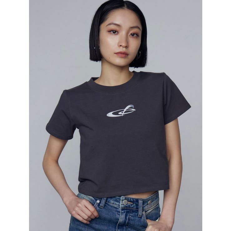 ロゴグラデーションミニマルTシャツ[品番：MKSW0063863]｜EMODA