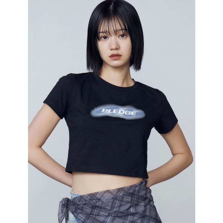 スプレーロゴミニマルTシャツ | EMODA | 詳細画像23 