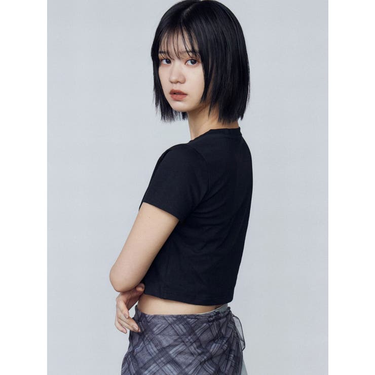 スプレーロゴミニマルTシャツ | EMODA | 詳細画像24 