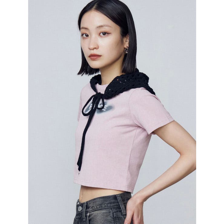 スプレーロゴミニマルTシャツ | EMODA | 詳細画像3 