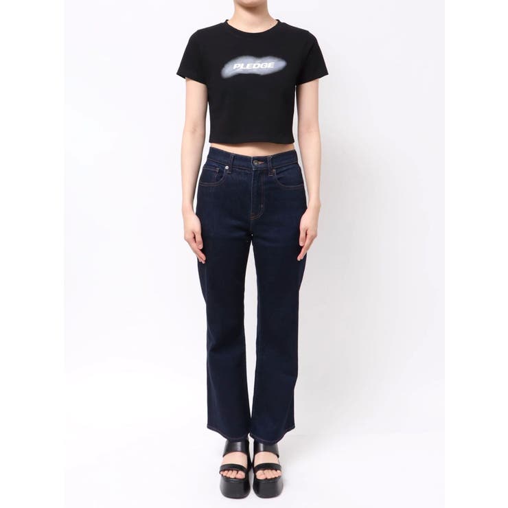 スプレーロゴミニマルTシャツ | EMODA | 詳細画像34 