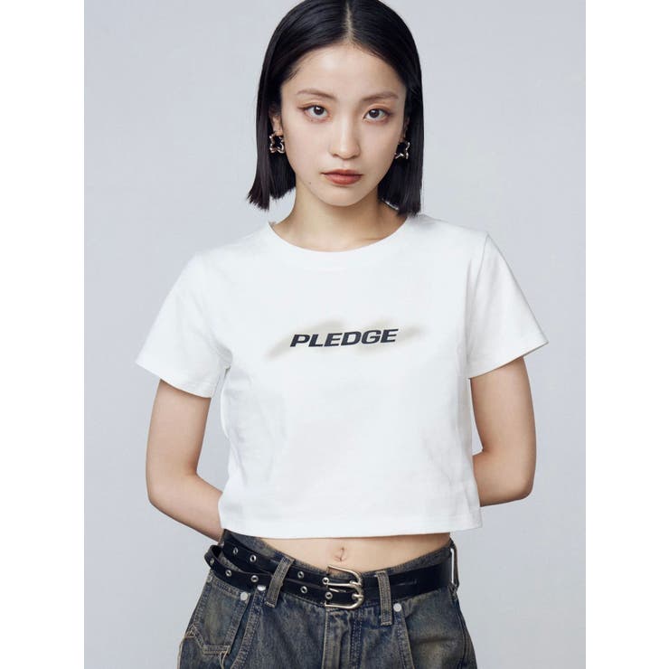 スプレーロゴミニマルTシャツ | EMODA | 詳細画像7 