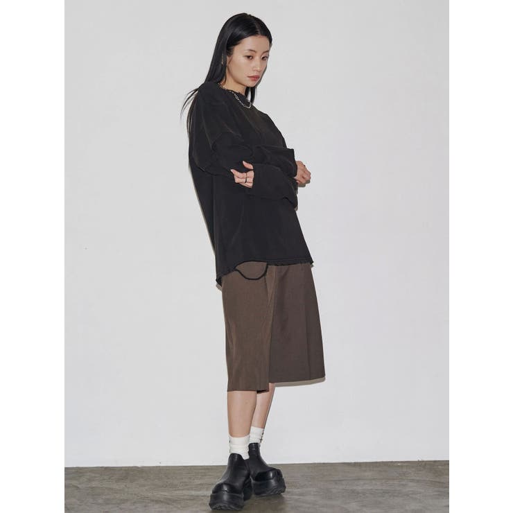 【VEQUM】LAYERED OVER LONG SLEEVE T SHIRT | EMODA | 詳細画像10 