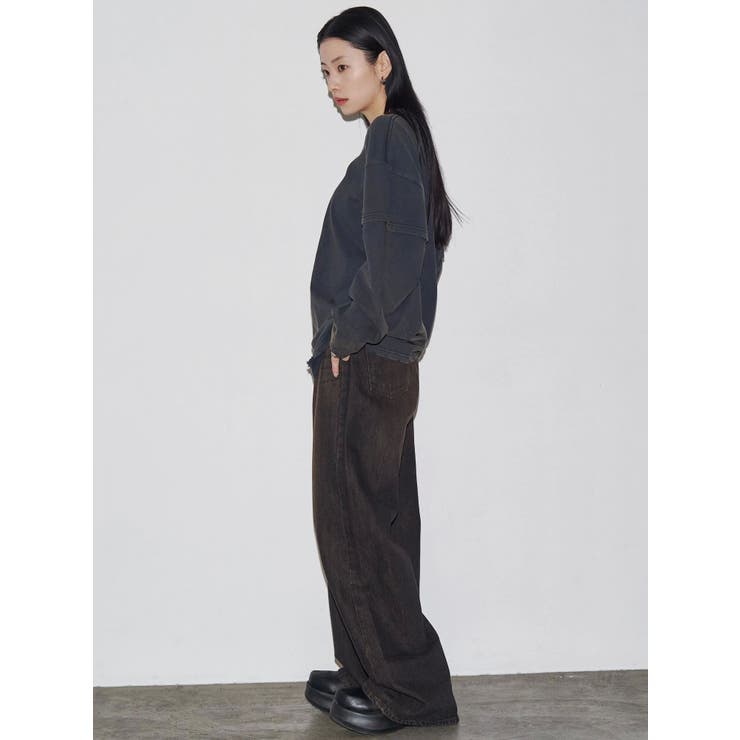 【VEQUM】LAYERED OVER LONG SLEEVE T SHIRT | EMODA | 詳細画像17 