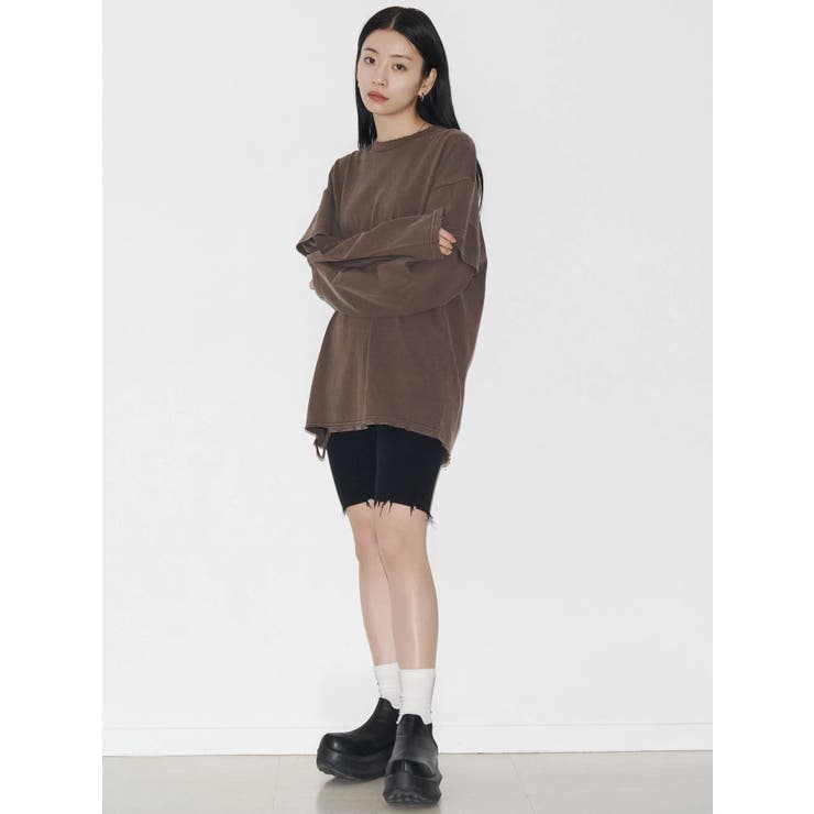 【VEQUM】LAYERED OVER LONG SLEEVE T SHIRT | EMODA | 詳細画像22 