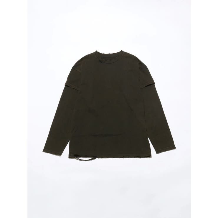 【VEQUM】LAYERED OVER LONG SLEEVE T SHIRT | EMODA | 詳細画像23 