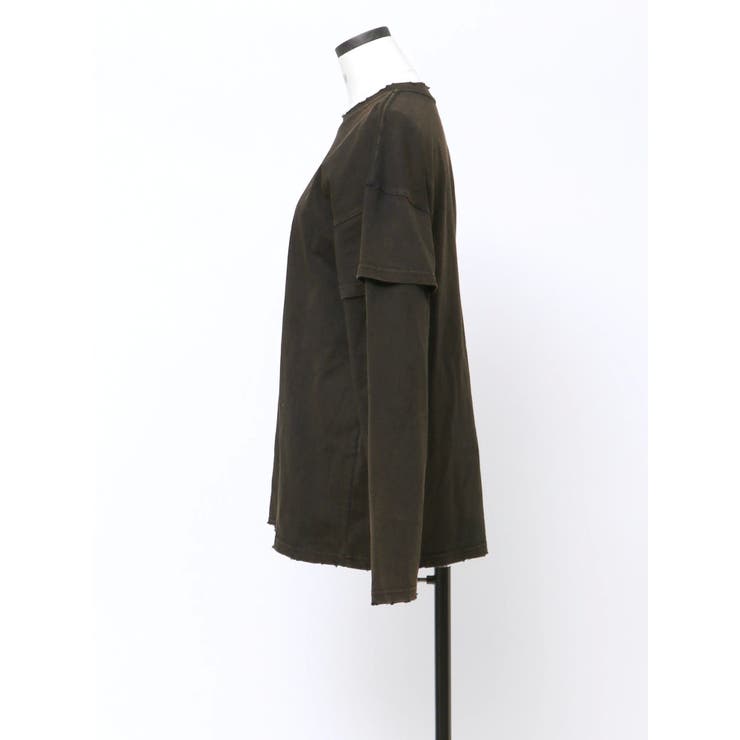 【VEQUM】LAYERED OVER LONG SLEEVE T SHIRT | EMODA | 詳細画像27 