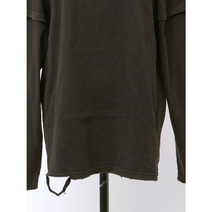 【VEQUM】LAYERED OVER LONG SLEEVE T SHIRT | EMODA | 詳細画像32 