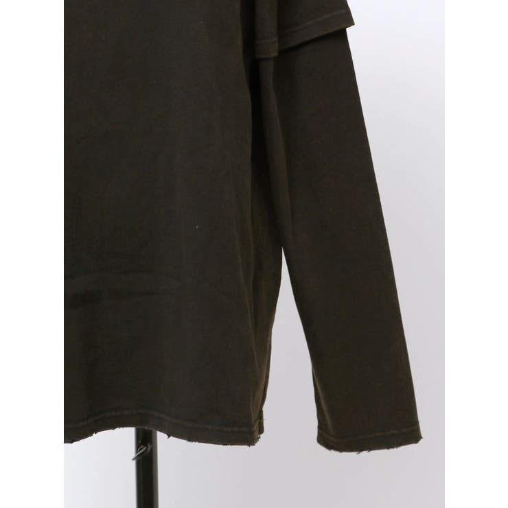 【VEQUM】LAYERED OVER LONG SLEEVE T SHIRT | EMODA | 詳細画像33 