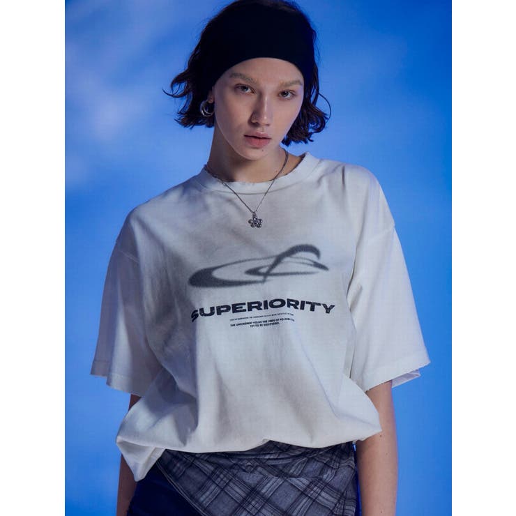 アートグラフィックオーバーTシャツ[品番：MKSW0063865]｜EMODA