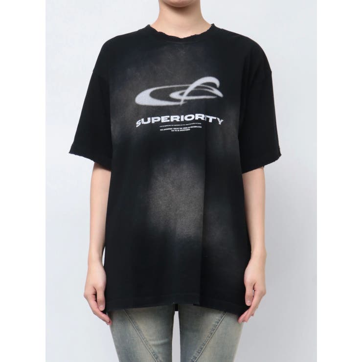 アートグラフィックオーバーTシャツ[品番：MKSW0063865]｜EMODA