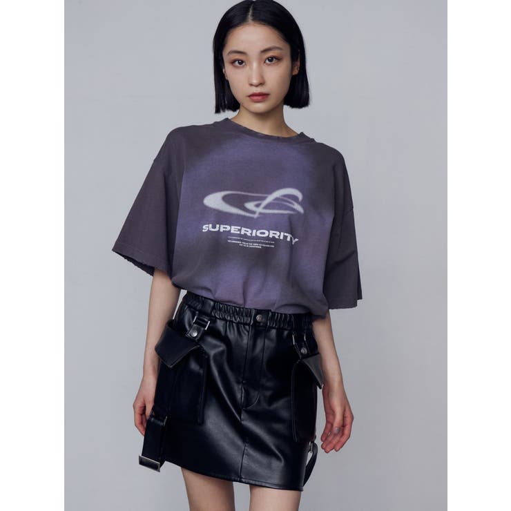 【保存版】 アートグラフィックオーバーTシャツ[品番：MKSW0063865]｜EMODA トップス