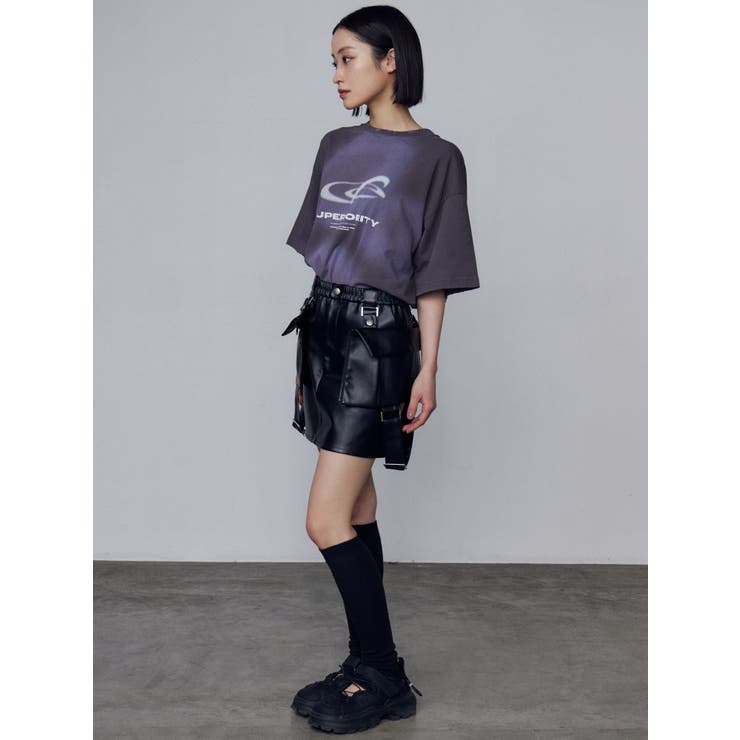 アートグラフィックオーバーTシャツ[品番：MKSW0063865]｜EMODA