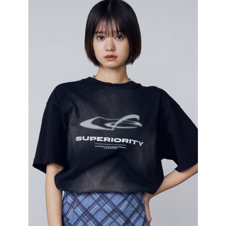 アートグラフィックオーバーTシャツ[品番：MKSW0063865]｜EMODA