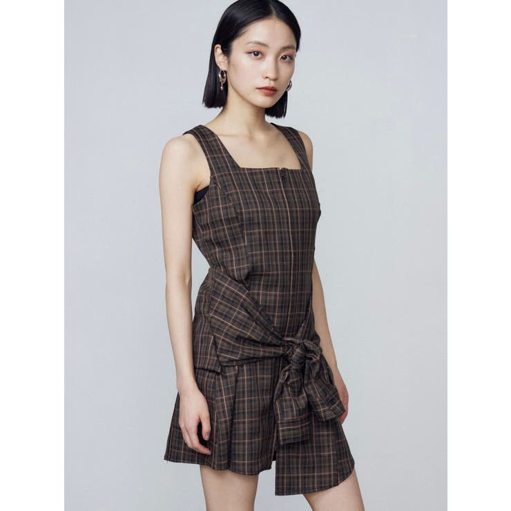 ラップスリーブミニワンピース | EMODA | 詳細画像9 