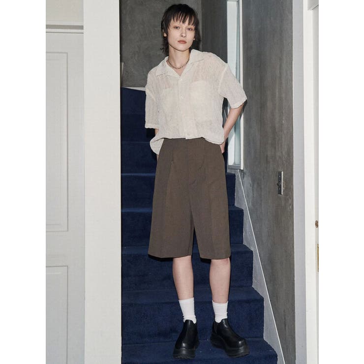 【VEQUM】SHEER BOXY SHIRT | EMODA | 詳細画像4 