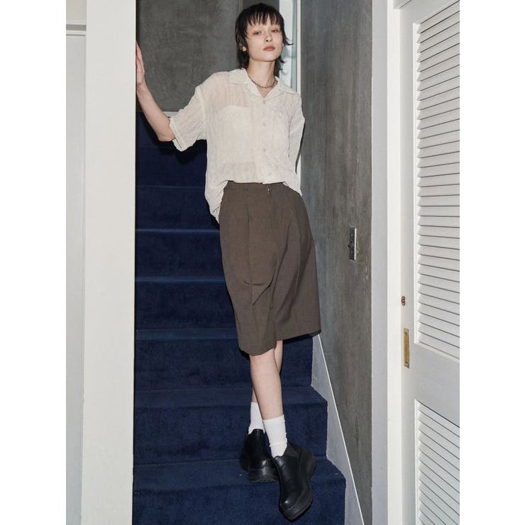 【VEQUM】SHEER BOXY SHIRT | EMODA | 詳細画像5 