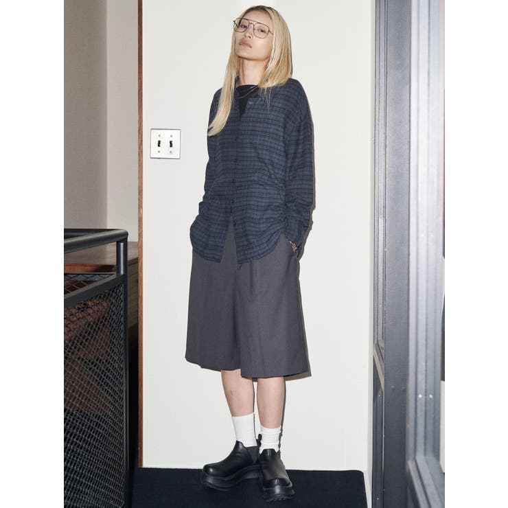【VEQUM】BOXY OVER SHIRT | EMODA | 詳細画像4 