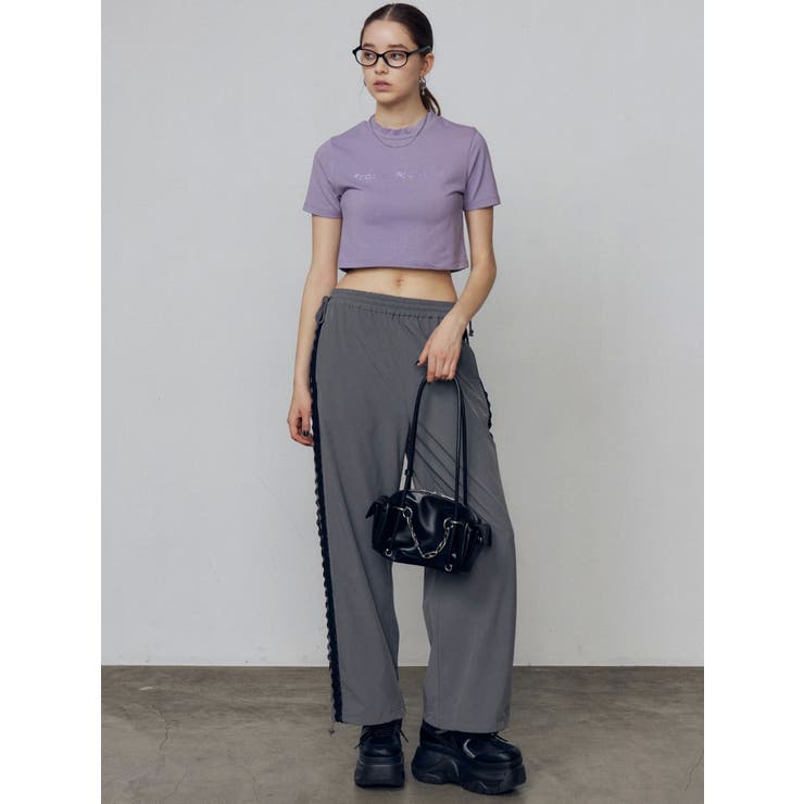 サイドレースナイロンパンツ | EMODA | 詳細画像12 