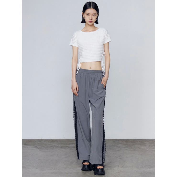 aclent レースパンツ　アクレント moussy emoda sly ザラ MOUSSY | CROCHET SIDE LINE パンツ (パンツ ) |SHEL'TTER WEBSTORE