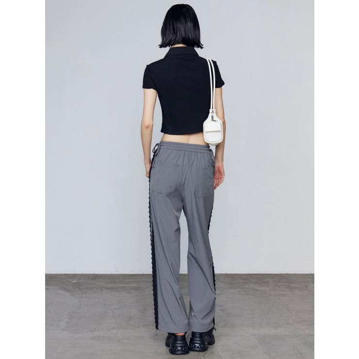 サイドレースナイロンパンツ | EMODA | 詳細画像18 