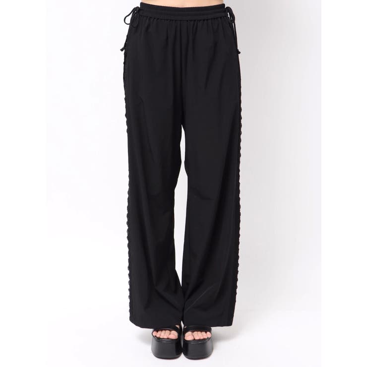 サイドレースナイロンパンツ | EMODA | 詳細画像25 