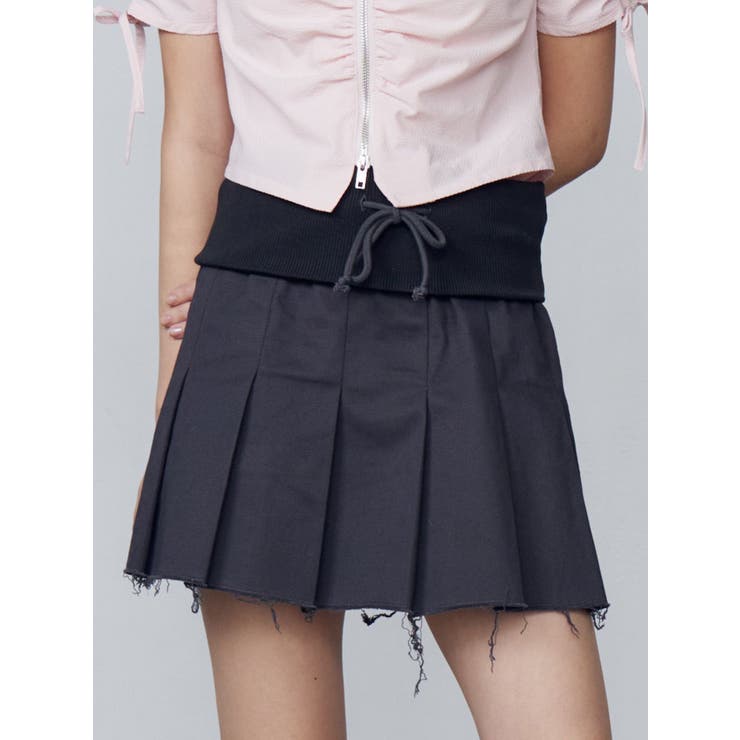 新品★即日発送UTAA ブラック プリーツスカート M ベルテッドプリーツスカート - ブラック - レディース | H&M JP