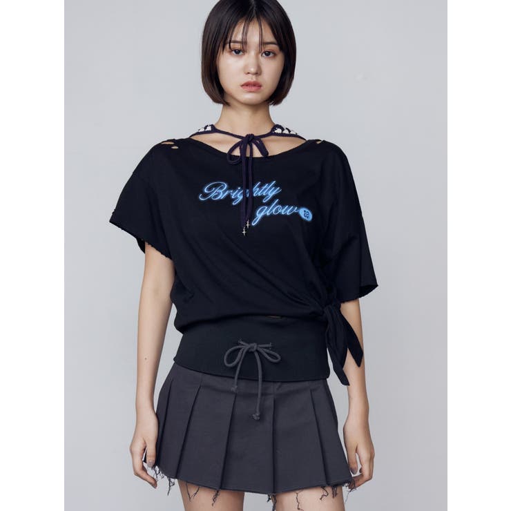 リブワイドプリーツスカート | EMODA | 詳細画像23 