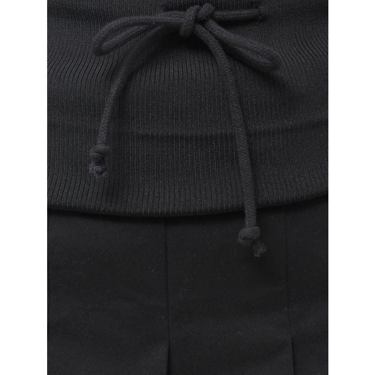 リブワイドプリーツスカート | EMODA | 詳細画像48 