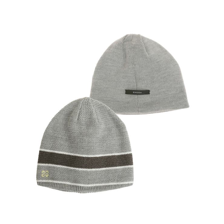 リバーシブルラインビーニー | EMODA | 詳細画像28 